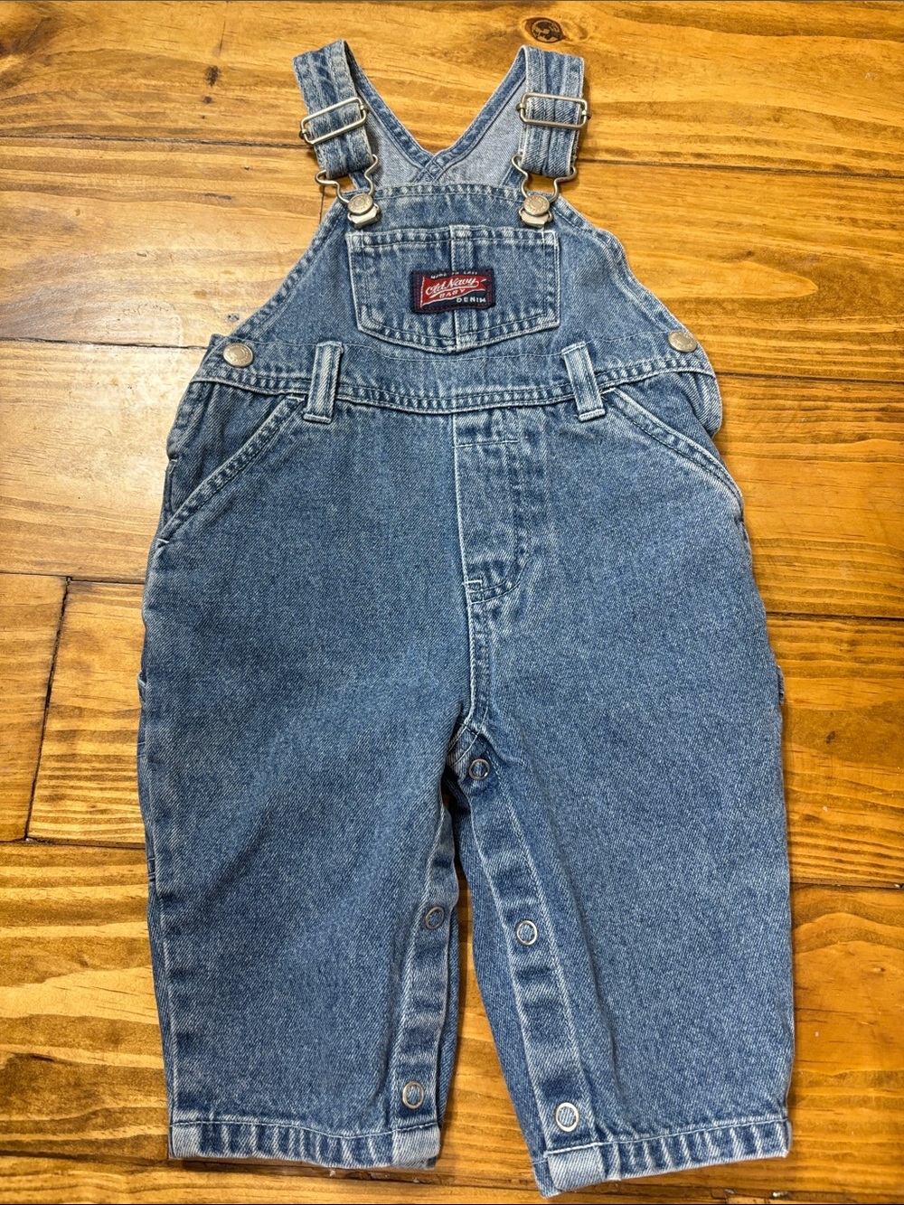 Vintage Old Navy Size 3-6 Months Denim Overalls